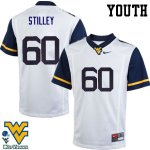 Youth West Virginia Mountaineers NCAA #60 Adam Stilley White Authentic Nike Stitched College Football Jersey AZ15H12QJ